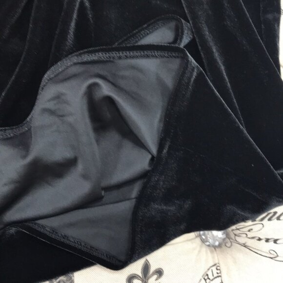 Dkny Faux-Wrap Velvet Dress - Picture 6 of 7